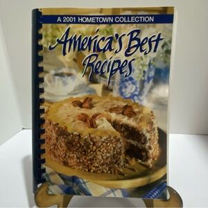 2001 America's Best Recipes Hometown Collection Coobook Spiral Bound Oxmoor